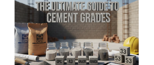 The Ultimate Guide to Cement Grades: OPC, PPC, 33, 43, and 53 Grade