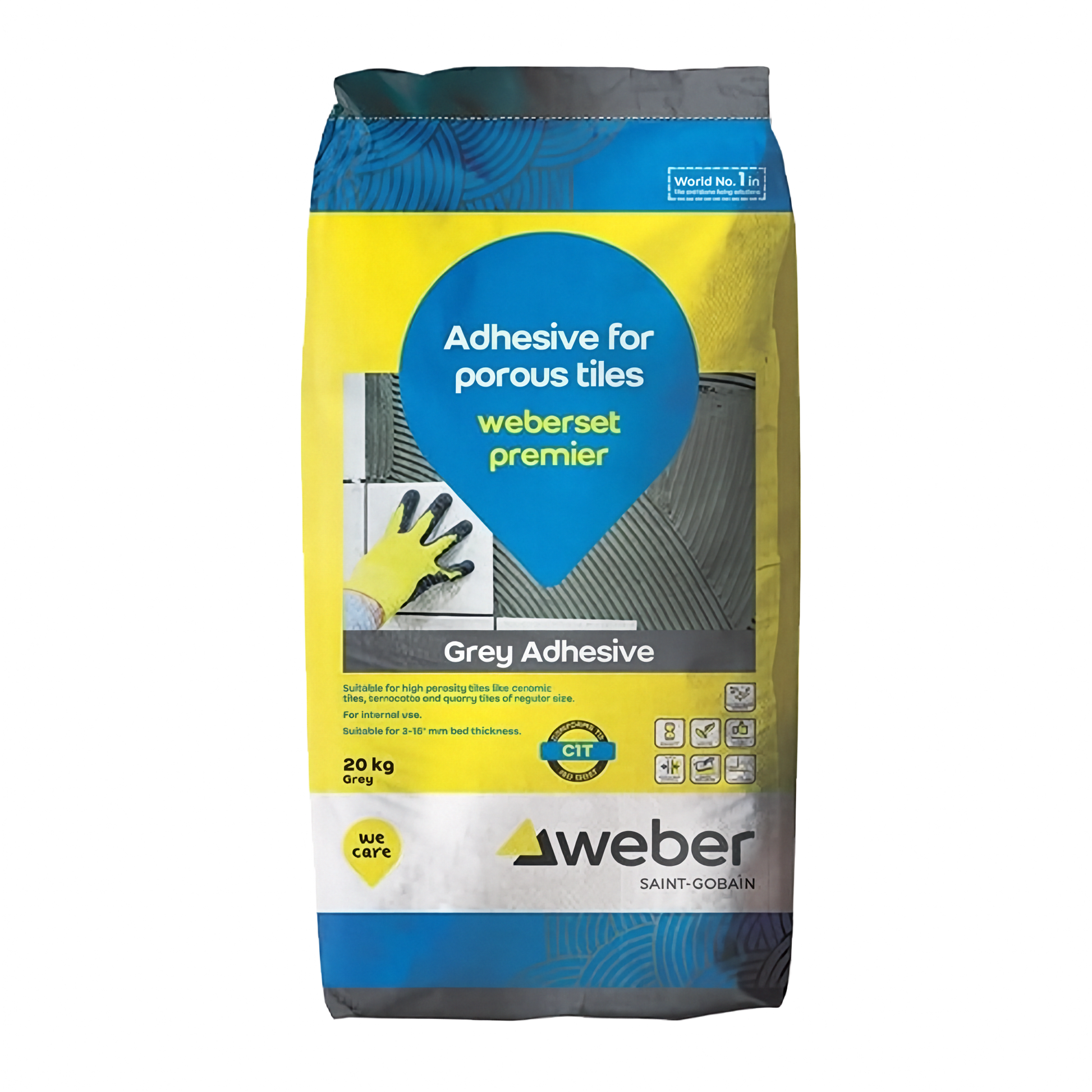 Saint-Gobain Weber weberset premier -  Standard Tile & Stone Adhesive