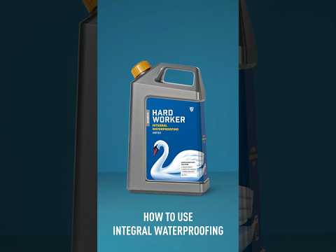 Hard Worker Integral Waterproofing - How to use
